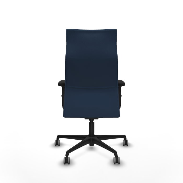 Piqueras Y Crespo Fauteuil Albacete Bleu Marine avec Mécanisme Synchro et Accoudoirs 2D