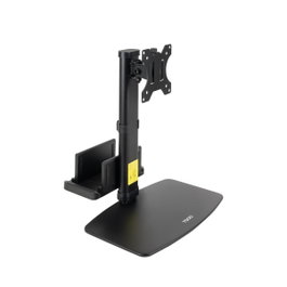 Tooq DB1128TN-B Support de bureau pour moniteur 17-27 pouces avec base Mini PC