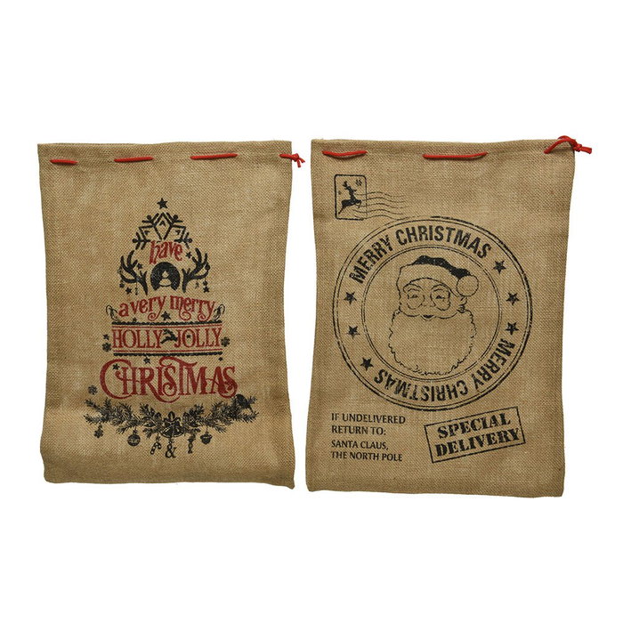 Decoris Sac cadeau Merry Christmas modèles variés 35 x 50 cm Decoris Sac cadeau Merry Christmas modèles variés 35 x 50 cm