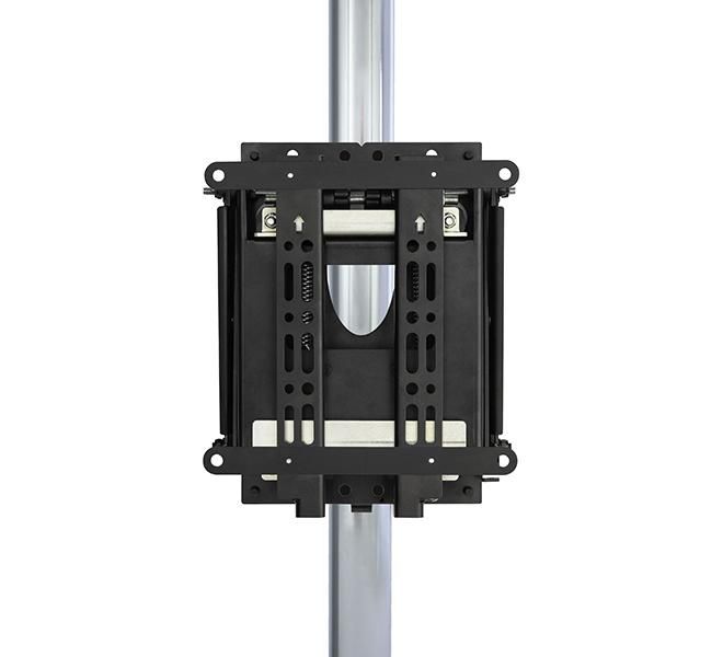 B-Tech BT8309 Support Mural Escamotable à Écran Plat avec Micro-Ajustement pour Récess - Compatible VESA 200 et Videowall, Installation Paysage ou Portrait
