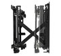 B-Tech BT8309 Support Mural Escamotable à Écran Plat avec Micro-Ajustement pour Récess - Compatible VESA 200 et Videowall, Installation Paysage ou Portrait