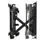 B-Tech BT8309 Support Mural Escamotable à Écran Plat avec Micro-Ajustement pour Récess - Compatible VESA 200 et Videowall, Installation Paysage ou Portrait