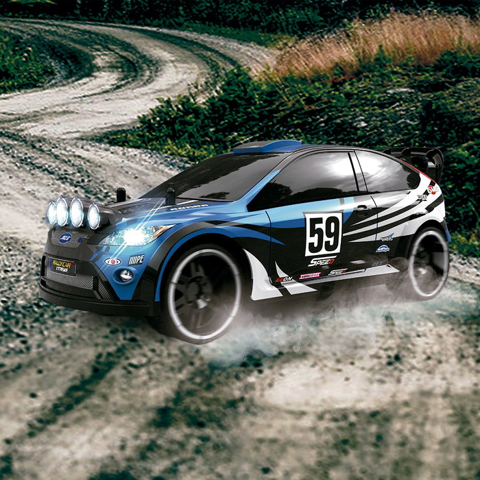 TACHAN - Voiture radiocommandée R/C Rally Extreme 1:16, 2,4 GHz, pour +6 ans, Modèle T01016