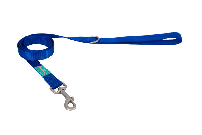 Freedog Laisse Nylon Basic Bleu 25mm 120cm Freedog Laisse Nylon Basic Bleu 25mm 120cm