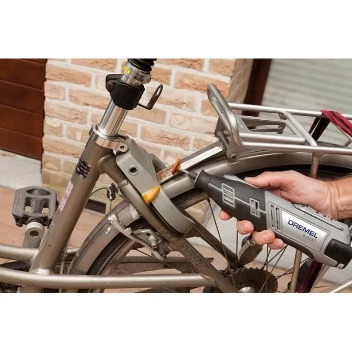 Dremel 8215 Meule à rectifier en oxyde d'aluminium, cylindrique, diamètre 25.4 mm, pour affûtage, ébavurage et meulage métaux, fonte, soudures