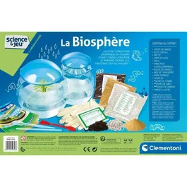 Clementoni Science & Jeu - La Biosphère : Kit Scientifique pour Comprendre le Cycle de l'Eau par Évaporation et Condensation