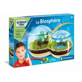 Clementoni Science & Jeu - La Biosphère : Kit Scientifique pour Comprendre le Cycle de l'Eau par Évaporation et Condensation