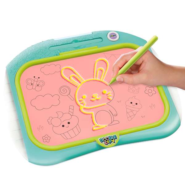 Canal Toys Doodle Copy - Tableau imprimante à dessin pour enfant avec pochoirs, 40 x 33 x 6 cm, bleu Canal Toys Doodle Copy - Tableau imprimante à dessin pour enfant avec pochoirs, 40 x 33 x 6 cm, bleu