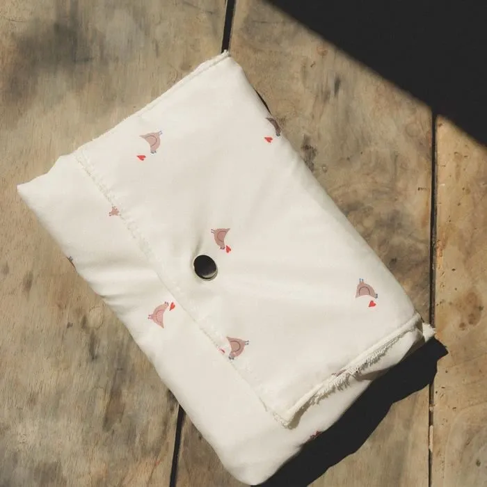 DOMIVA Maternity Love Sac à langer avec matelas à langer nomade waterproof - Coton, Nomade, Imperméable, Poches organisées, Bandoulière ajustable