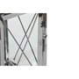 Ensemble de lanternes DKD Home Decor Noir Verre Acier Moderne Chrome 18 x 18 x 43 cm (2 Pièces)