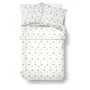 Today Parure de Lit Imprimé Floral Blanc avec Motif Citron