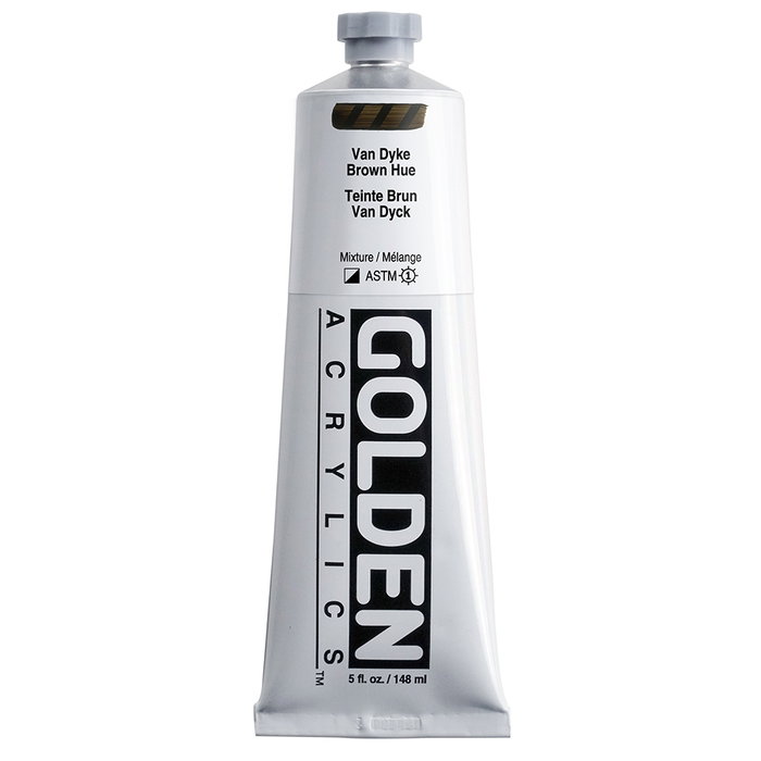 Golden Peinture Acrylique Heavy Body Van Dyke Ton Marron 148 ml Golden Peinture Acrylique Heavy Body Van Dyke Ton Marron 148 ml