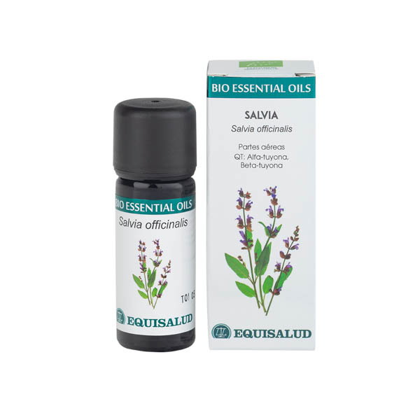 EQUISALUD Bio Essential Oils Huile Essentielle de Sauge 10 ml EQUISALUD Bio Essential Oils Huile Essentielle de Sauge 10 ml