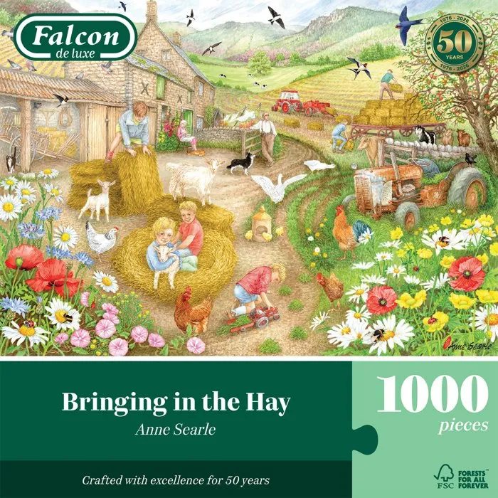 Jumbo Puzzle Falcon - Bringing in the Hay - 1000 pièces