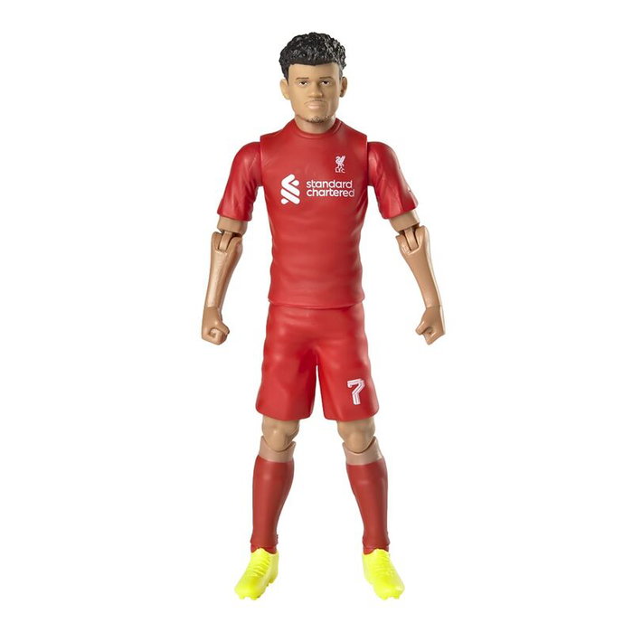 BANBO TOYS - Figurine Action Articulée Luis Diaz - Joueur Liverpool Football Club - 20 cm