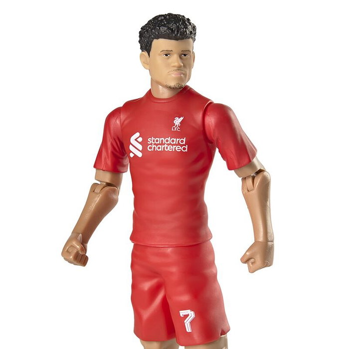 BANBO TOYS - Figurine Action Articulée Luis Diaz - Joueur Liverpool Football Club - 20 cm