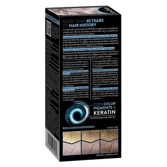 Syoss Coloration Permanente #10.55 Rubio Platino Kératine Brillante 1 unité