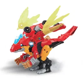 Vtech Switch & Go Dinos Combo - Dragorex, le méga dragon 2 en 1 - Multicolore