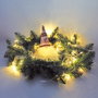 Bambasy Gnome de Noël LED Nefti 16cm Rouge et blanc