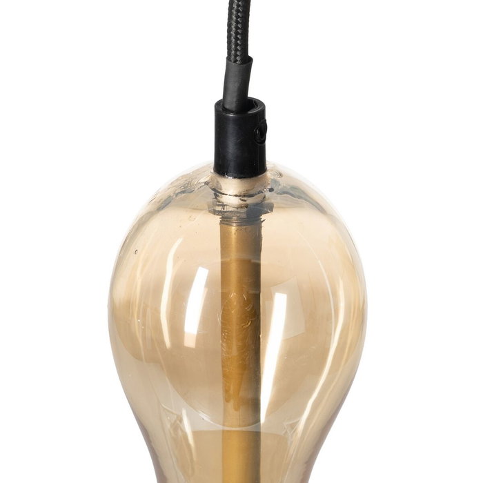 BigBuy Home Suspension Doré Caramel 60 W Ø 23 cm