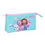 Gabby's Dollhouse Trousse Fourre-Tout Triple Bleu