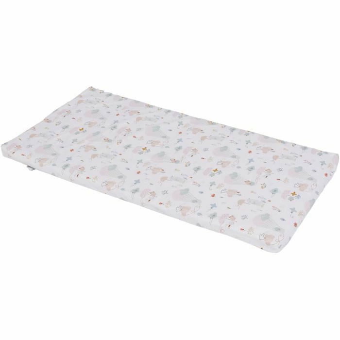 Tineo Matelas nomade Balloons Blanc 120 x 60 x 4 cm