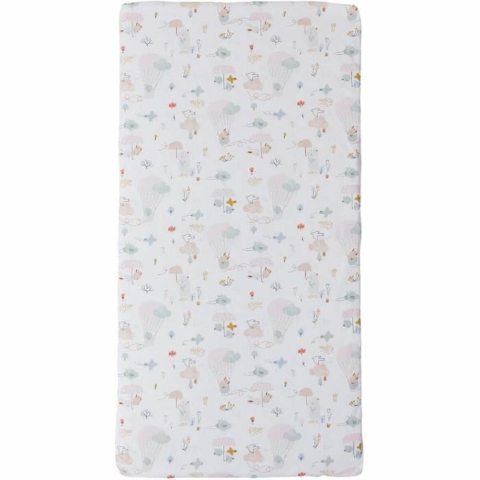 Tineo Matelas nomade Balloons Blanc 120 x 60 x 4 cm