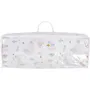 TINEO Matelas nomade Balloons pour bébé 120x60x4 cm, déhoussable avec valisette de transport, blanc