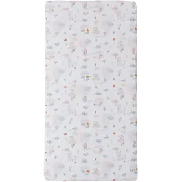 TINEO Matelas nomade Balloons pour bébé 120x60x4 cm, déhoussable avec valisette de transport, blanc