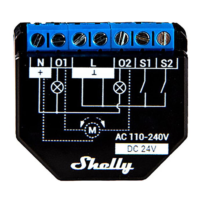 Module interrupteur Wi-Fi Shelly Plus 2PM WLAN 240 V Wi-Fi