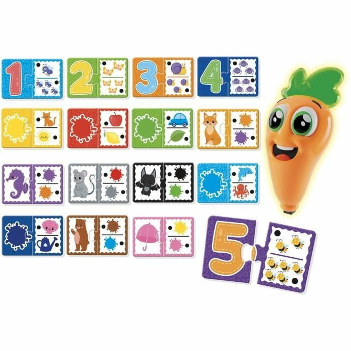 Lisciani Giochi Carotina Baby - Stylo parlant interactif pour l'apprentissage des couleurs et chiffres