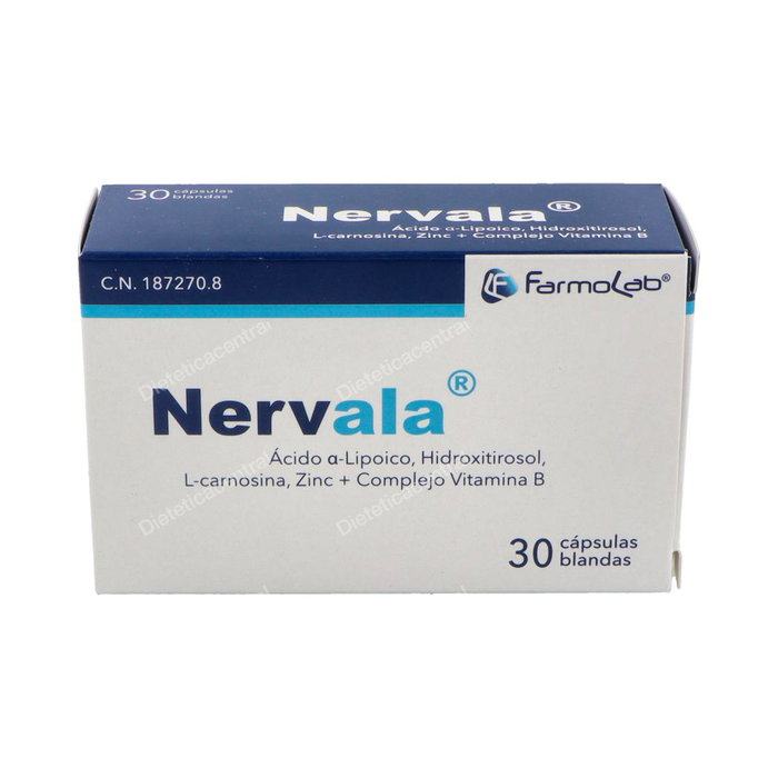 FARMOLAB Nervala 30 Capsules – Complément Alimentaire FARMOLAB Nervala 30 Capsules – Complément Alimentaire