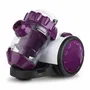 Weasy WS10 Aspirateur sans sac multicyclonique, 1,5 L, cable 4,2 m, classe A, violet - Puissante aspiration pour tapis et sols durs