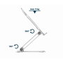 GEMBIRD NBS-D1-03 Support Pliable et Réglable pour Portable Argenté