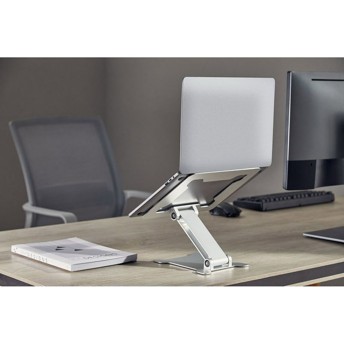 GEMBIRD NBS-D1-03 Support Pliable et Réglable pour Portable Argenté