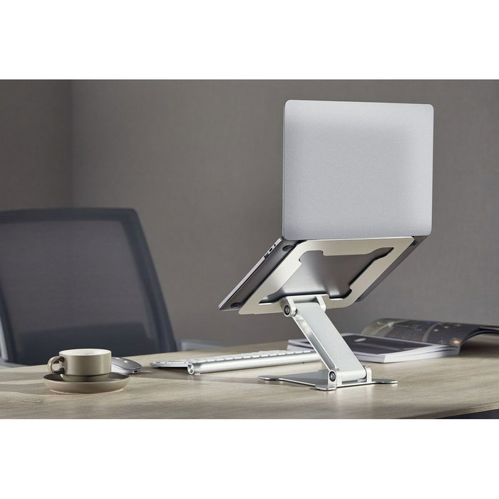 GEMBIRD NBS-D1-03 Support Pliable et Réglable pour Portable Argenté