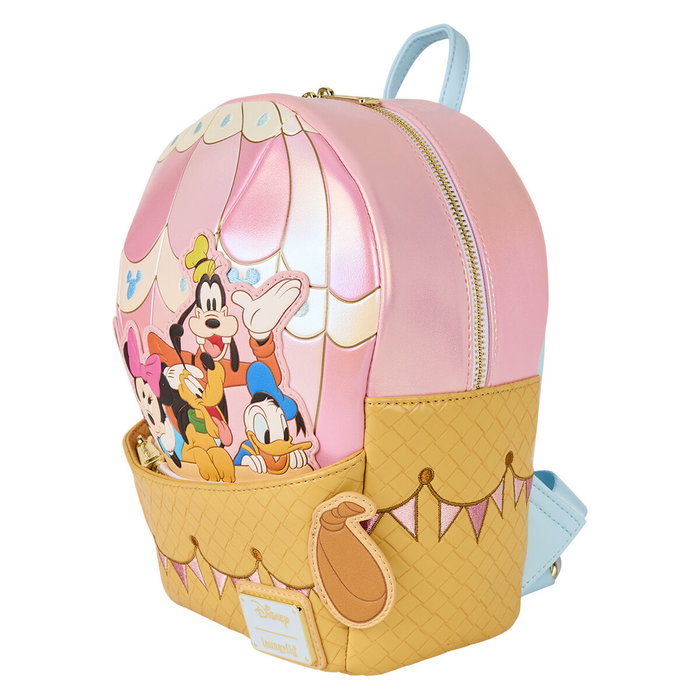 LOUNGEFLY Sac à dos 26 cm Disney Mickey & Friends motif montgolfière