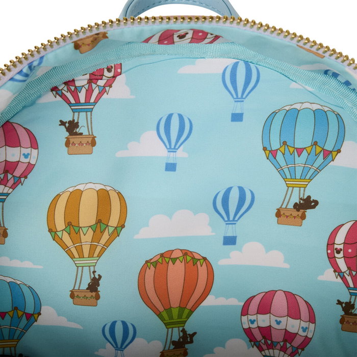 LOUNGEFLY Sac à dos 26 cm Disney Mickey & Friends motif montgolfière