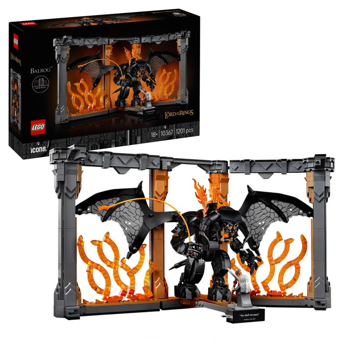 LEGO Icons Le Seigneur des Anneaux : Book Nook du Balrog LEGO Icons Le Seigneur des Anneaux : Book Nook du Balrog