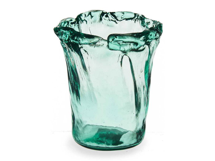 Giftdecor Vase en Verre Mouchoir 20 cm Transparent Recyclé (Set de 6)