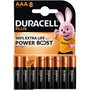 Duracell Power boost AAA LR03 1,5 V, pack de 8 unités