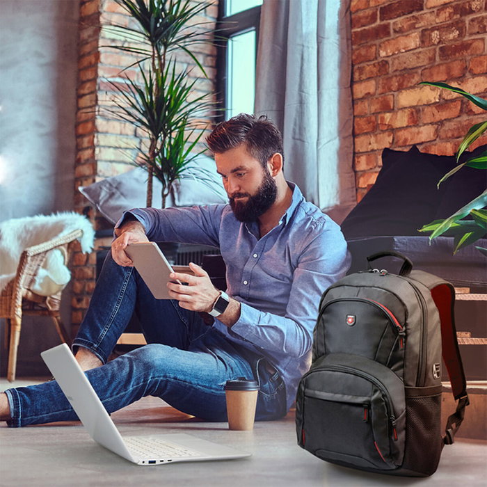 Port Designs Houston Sac à dos pour ordinateur portable 17,3 pouces - Noir Port Designs Houston Sac à dos pour ordinateur portable 17,3 pouces - Noir