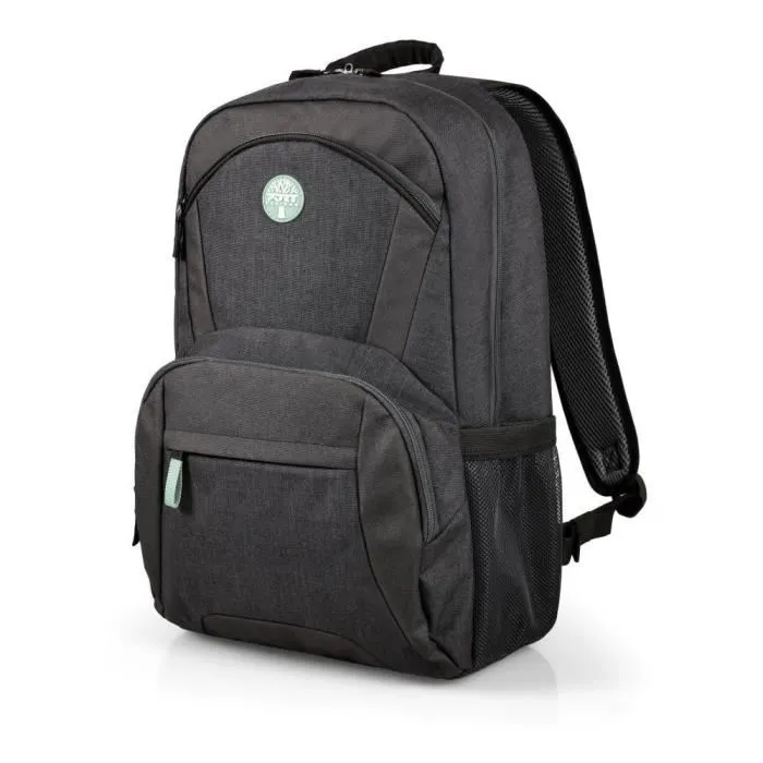 Port Designs - Sac à dos PC Houston - Noir - Pour ordinateur portable et hybride jusqu'à 17.3 pouces - Compartiment rembourré et design moderne Port Designs - Sac à dos PC Houston - Noir - Pour ordinateur portable et hybride jusqu'à 17.3 pouces - Compartiment rembourré et design moderne