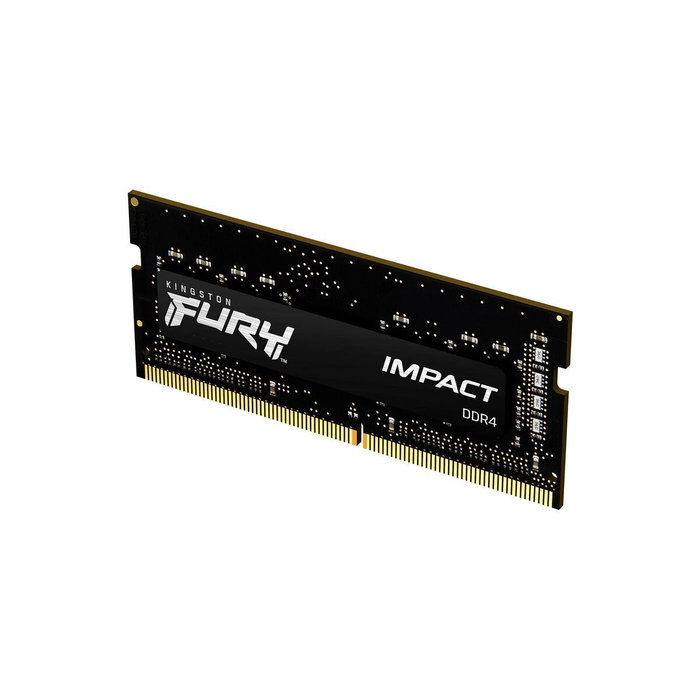 Kingston Mémoire RAM 16 GB DDR4 3200 MHz SODIMM CL20 pour PC Portable - FURY Impact avec Overclocking Plug & Play, Compatible Intel XMP et AMD Ryzen Kingston Mémoire RAM 16 GB DDR4 3200 MHz SODIMM CL20 pour PC Portable - FURY Impact avec Overclocking Plug & Play, Compatible Intel XMP et AMD Ryzen