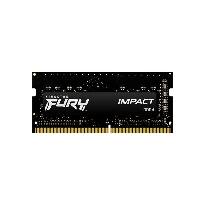 Kingston Mémoire RAM 16 GB DDR4 3200 MHz SODIMM CL20 pour PC Portable - FURY Impact avec Overclocking Plug & Play, Compatible Intel XMP et AMD Ryzen Kingston Mémoire RAM 16 GB DDR4 3200 MHz SODIMM CL20 pour PC Portable - FURY Impact avec Overclocking Plug & Play, Compatible Intel XMP et AMD Ryzen