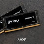 Kingston Mémoire RAM 16 GB DDR4 3200 MHz SODIMM CL20 pour PC Portable - FURY Impact avec Overclocking Plug & Play, Compatible Intel XMP et AMD Ryzen