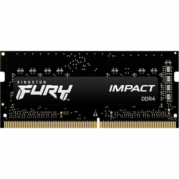 Kingston Mémoire RAM 16 GB DDR4 3200 MHz SODIMM CL20 pour PC Portable - FURY Impact avec Overclocking Plug & Play, Compatible Intel XMP et AMD Ryzen Kingston Mémoire RAM 16 GB DDR4 3200 MHz SODIMM CL20 pour PC Portable - FURY Impact avec Overclocking Plug & Play, Compatible Intel XMP et AMD Ryzen