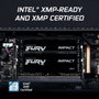 Kingston Mémoire RAM 16 GB DDR4 3200 MHz SODIMM CL20 pour PC Portable - FURY Impact avec Overclocking Plug & Play, Compatible Intel XMP et AMD Ryzen