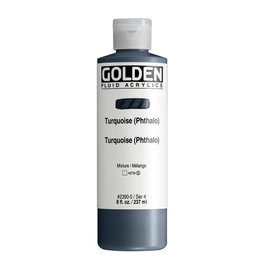 Golden Couleurs Acryliques Fluides Turquoise (Thalo) 237 ml