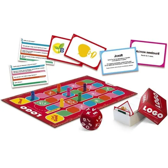 Lansay Logo - Jeu de société des marques avec plus de 1500 questions - À partir de 12 ans